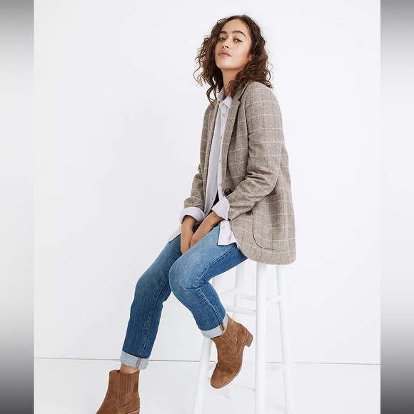 Madewell Larsen Blazer in Plaid - Picture 3 of 4